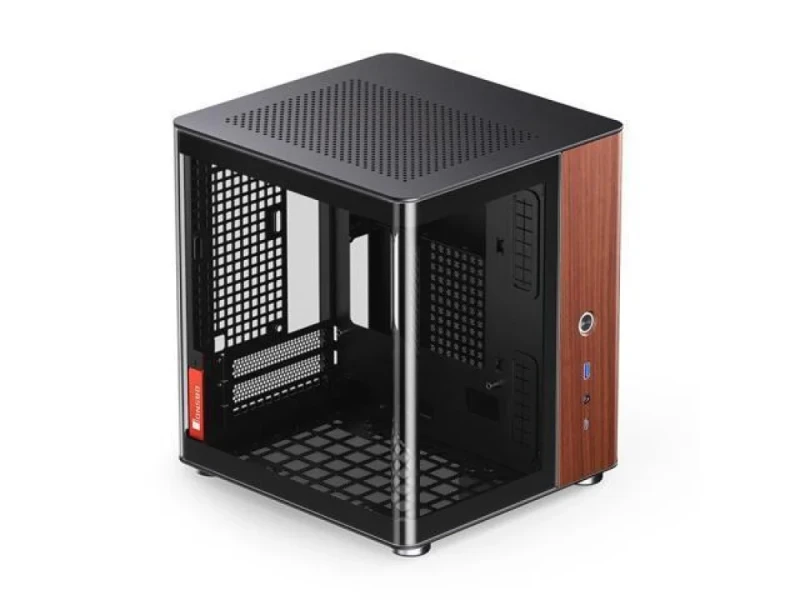 Jonsbo TK-0 - Mini ITX Desktop, Tempered Glass Side Panel, 16.4 L External Volume, Black Color - Featured Image