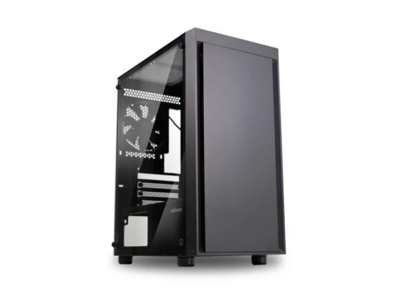 Zalman T3 PLUS - MicroATX Mid Tower, Tempered Glass Side Panel, 30.9 L External Volume, Black Color - Featured Image