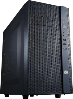 Cooler Master N200 - MicroATX Mini Tower, None Side Panel, 33.8 L External Volume, Black Color