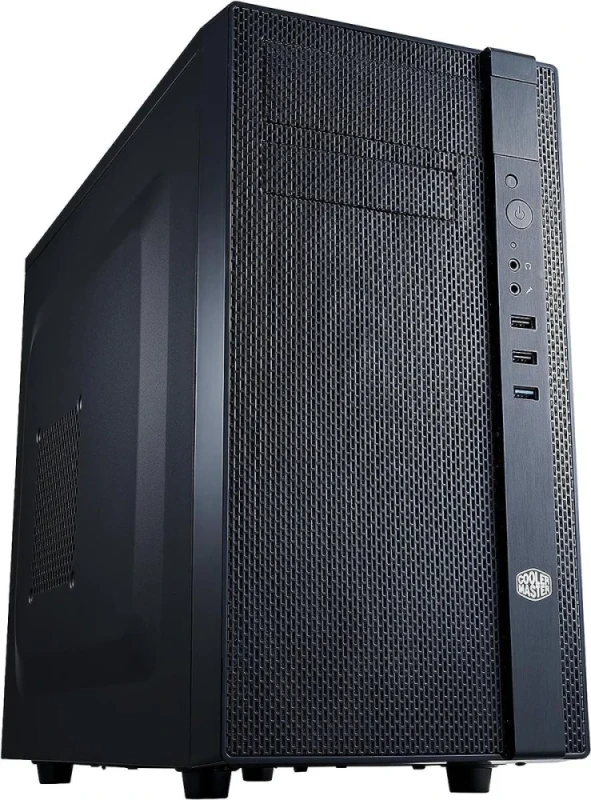 Cooler Master N200 - MicroATX Mini Tower, None Side Panel, 33.8 L External Volume, Black Color - Featured Image