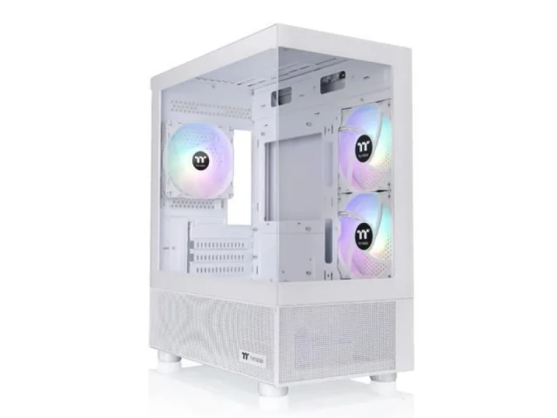 Thermaltake View 170 ARGB - MicroATX Mini Tower, Tempered Glass Side Panel, 35.0 L External Volume, White Color - Featured Image