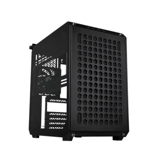Cooler Master QUBE 500 Flatpack - ATX Mid Tower, Tempered Glass Side Panel, 38.9 L External Volume, Black Color