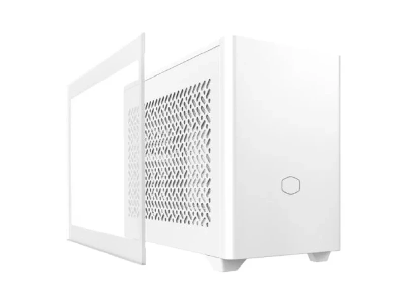 Cooler Master MasterBox NR200P V2 - Mini ITX Desktop, Mesh Side Panel, 20.1 L External Volume, White Color - Featured Image