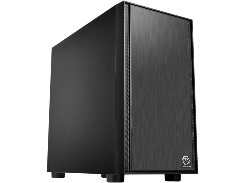 Thermaltake Versa H17 - MicroATX Mini Tower, None Side Panel, 30.4 L External Volume, Black Color - Featured Image