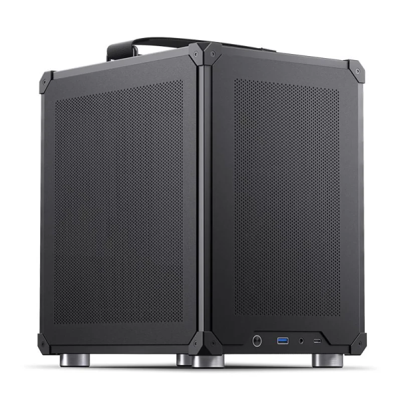 Jonsbo C6 Handle - MicroATX Mini Tower, Mesh Side Panel, 15.9 L External Volume, Black Color - Featured Image