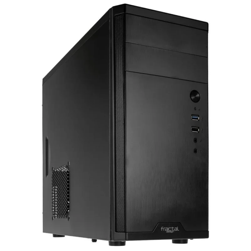 Fractal Design Core 1100 - MicroATX Mini Tower, None Side Panel, 25.7 L External Volume, Black Color - Featured Image