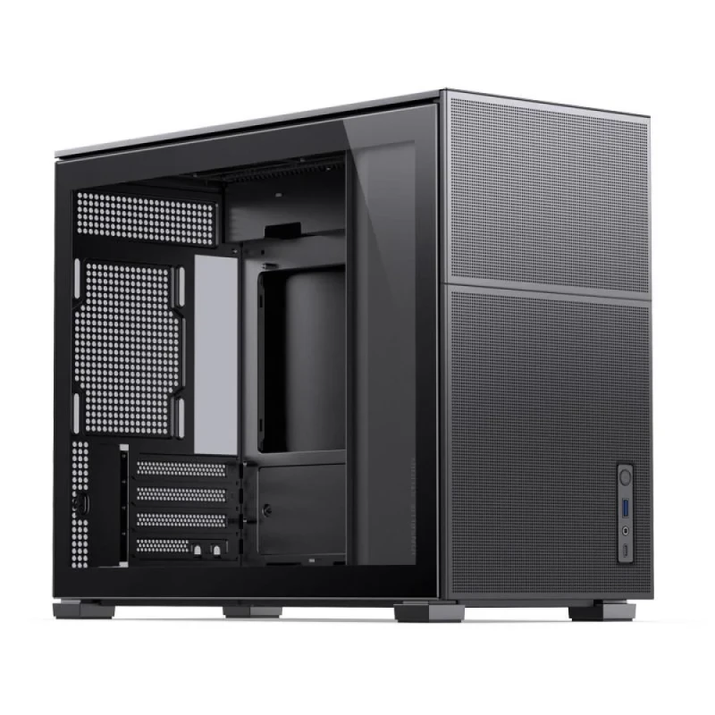 Jonsbo D31 MESH - MicroATX Mini Tower, Tempered Glass Side Panel, 31.3 L External Volume, Black Color - Featured Image