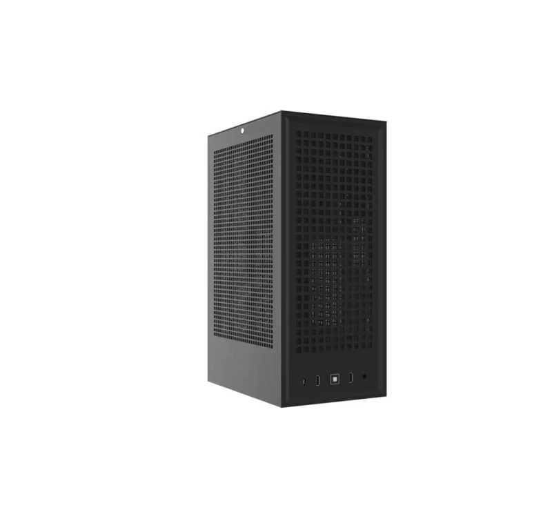 HYTE REVOLT 3 - Mini ITX Tower, Mesh Side Panel, 18.4 L External Volume, Black Color - Featured Image