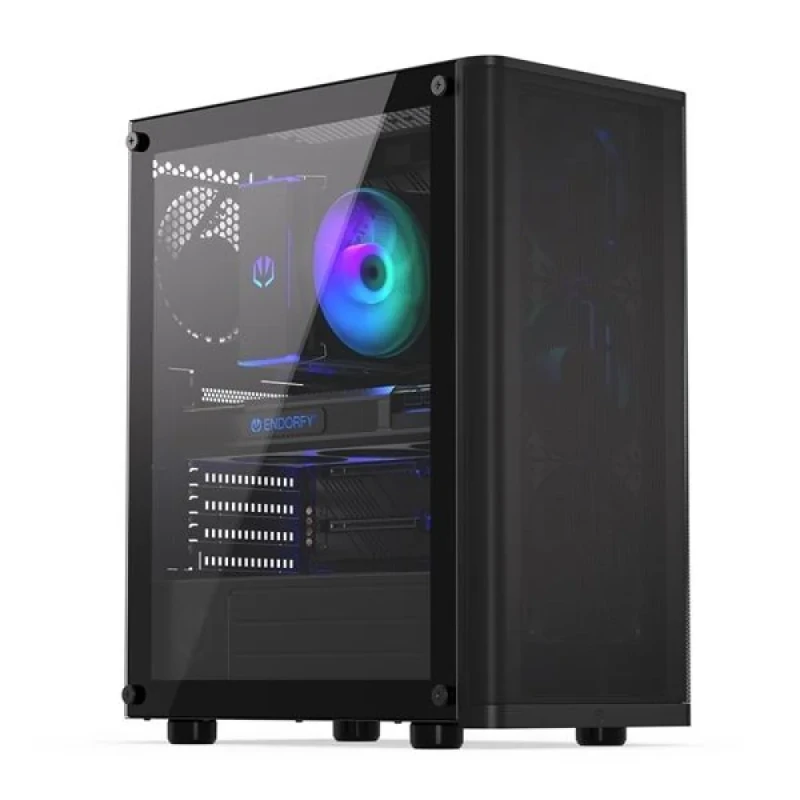 ENDORFY Ventum 200 Air - ATX Mid Tower, Tempered Glass Side Panel, 35.4 L External Volume, Black Color - Featured Image