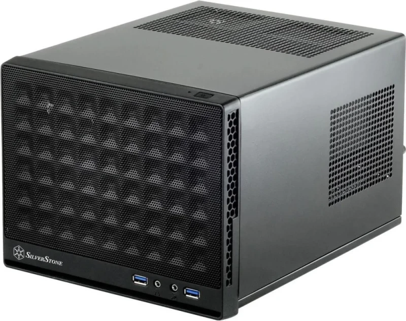 Silverstone SG13 - Mini ITX Tower, None Side Panel, 11.5 L External Volume, Black Color - Featured Image