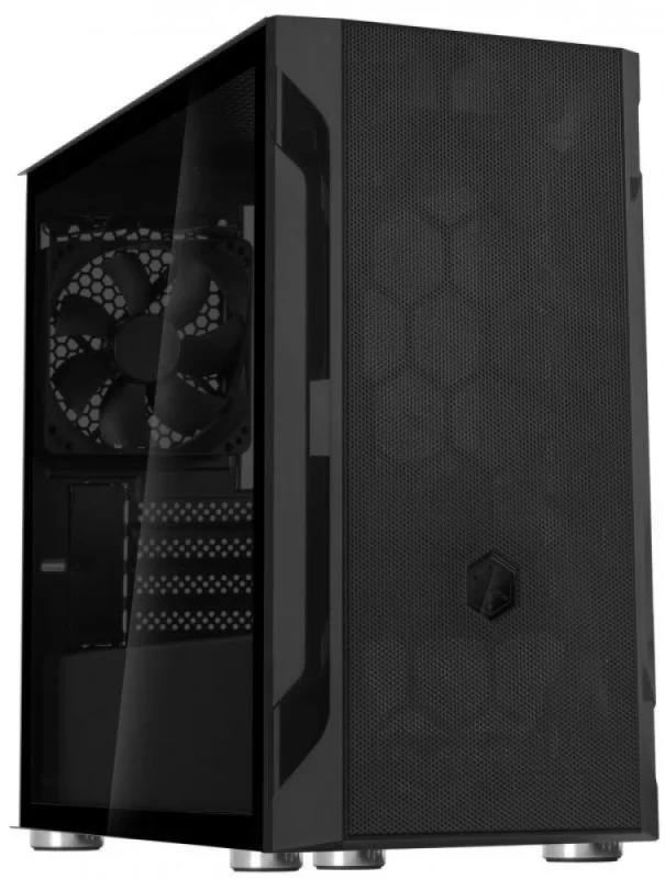 Silverstone FARA H1M - MicroATX Mini Tower, Tempered Glass Side Panel, 30.1 L External Volume, Black Color - Featured Image