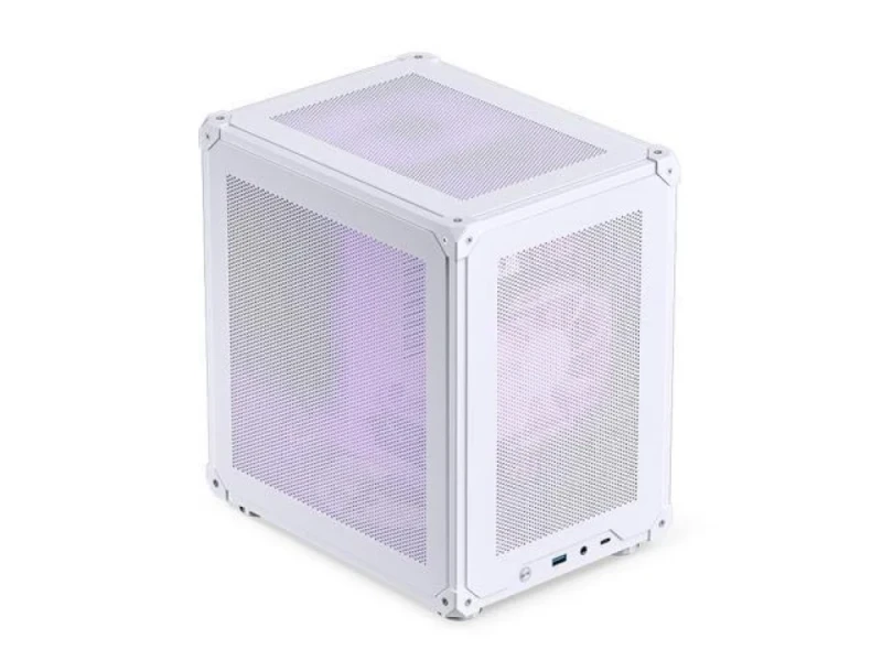 Jonsbo C6 - MicroATX Mini Tower, Mesh Side Panel, 15.9 L External Volume, White Color - Featured Image