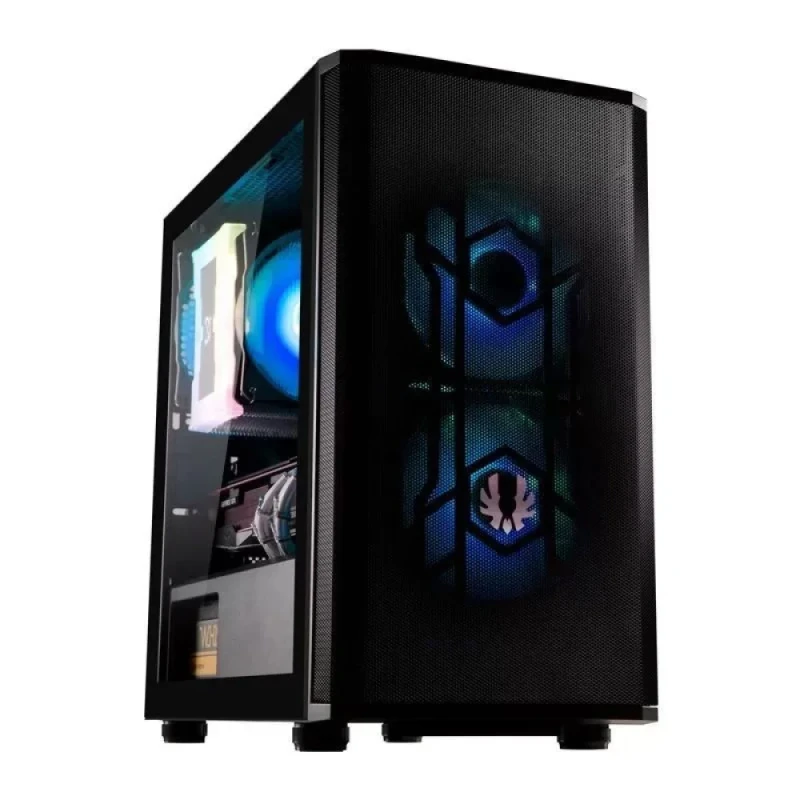 BitFenix Nova Mesh M ARGB - MicroATX Mini Tower, Tempered Glass Side Panel, 31.6 L External Volume, Black Color - Featured Image