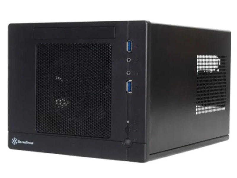 Silverstone SG05-LITE - Mini ITX Desktop, None Side Panel, 10.7 L External Volume, Black Color - Featured Image
