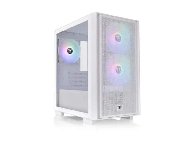 Thermaltake Versa H16 ARGB - MicroATX Mini Tower, Tempered Glass Side Panel, 33.0 L External Volume, White Color - Featured Image