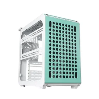 Cooler Master QUBE 500 Flatpack Macaron Edition - ATX Mid Tower, Tempered Glass Side Panel, 38.9 L External Volume, Multicolor Color