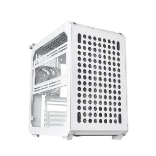Cooler Master QUBE 500 Flatpack - ATX Mid Tower, Tempered Glass Side Panel, 38.9 L External Volume, White Color