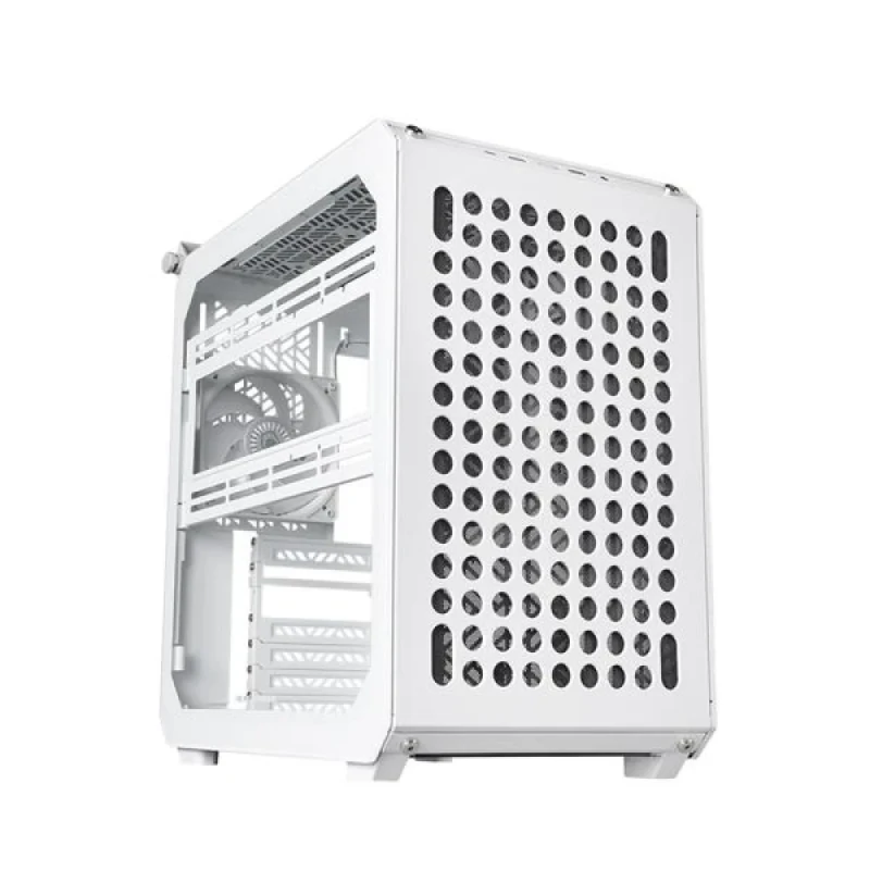 Cooler Master QUBE 500 Flatpack - ATX Mid Tower, Tempered Glass Side Panel, 38.9 L External Volume, White Color - Featured Image