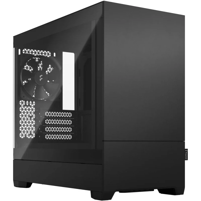 Fractal Design Pop Mini Silent - MicroATX Mid Tower, Tempered Glass Side Panel, 36.5 L External Volume, Black Color - Featured Image