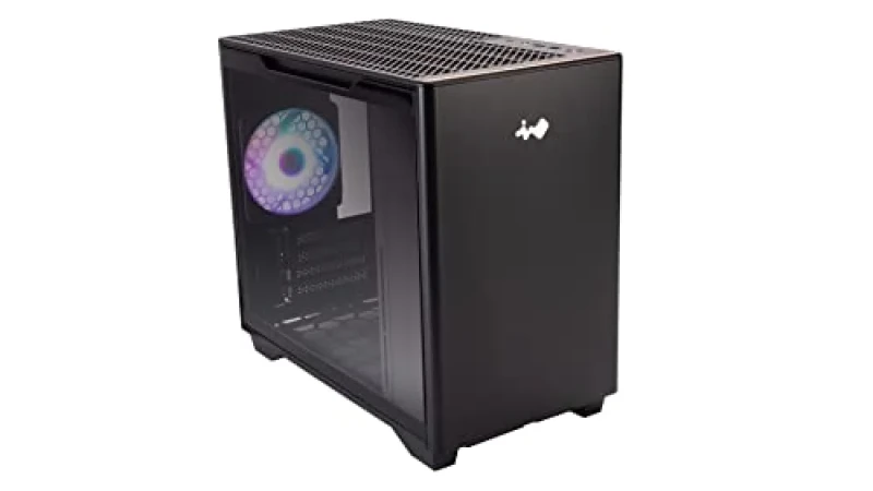 In Win A3 - MicroATX Mini Tower, Tempered Glass Side Panel, 29.9 L External Volume, Black Color - Featured Image