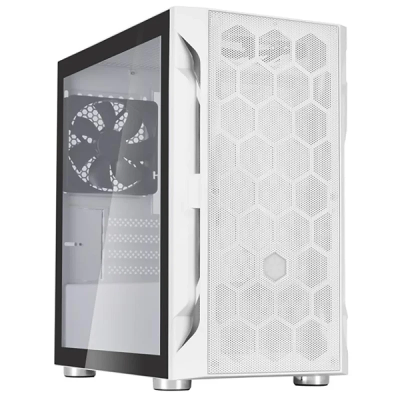 Silverstone FARA H1M - MicroATX Mini Tower, Tempered Glass Side Panel, 30.1 L External Volume, White Color - Featured Image