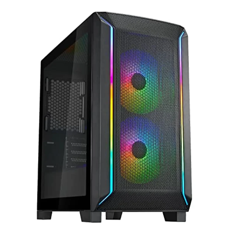 Silverstone FARA 312Z - MicroATX Mini Tower, Tempered Glass Side Panel, 37.2 L External Volume, Black Color - Featured Image