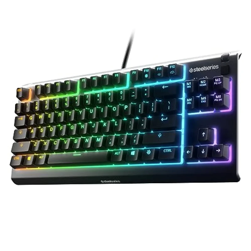 SteelSeries Apex 3 TKL RGB - Gaming Wired Keyboard, RGB Backlit, Tenkeyless, Black Color - Featured Image