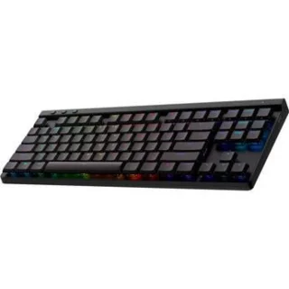 Logitech G515 LIGHTSPEED - Gaming Wired, Wireless, Bluetooth Wireless Keyboard, GL Tactile V2 Switches, RGB Backlit, Tenkeyless, Black Color