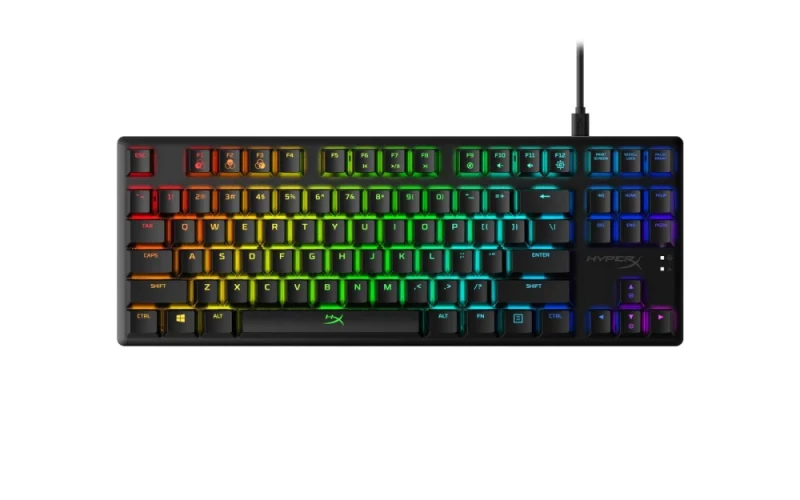 HP HyperX Alloy Origins Core - Gaming Wired Keyboard, HyperX Red Switches, RGB Backlit, Tenkeyless, Black Color - Featured Image
