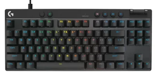 Logitech PRO X RAPID - Gaming Wired Keyboard, Logitech Magnetic Analog Switches, RGB Backlit, Tenkeyless, Black Color