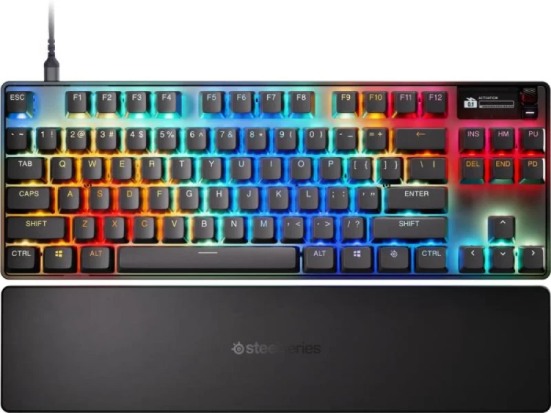 SteelSeries Apex Pro Gen 3 - Gaming Wired Keyboard, OmniPoint 3.0 Switches, RGB Backlit, Tenkeyless, Black Color - Featured Image
