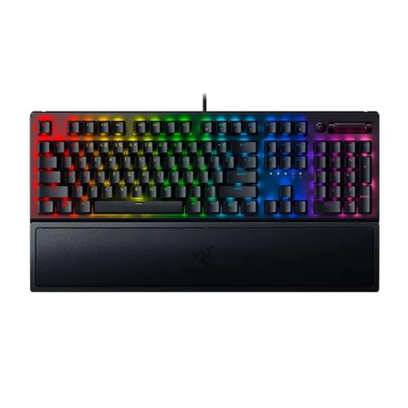 Razer BlackWidow V3 - Gaming Wired Keyboard, Razer Green Switches, RGB Backlit, Black Color - Featured Image
