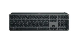 Logitech MX KEYS S - Standard Wired, Wireless, Bluetooth Wireless Keyboard, Black Color