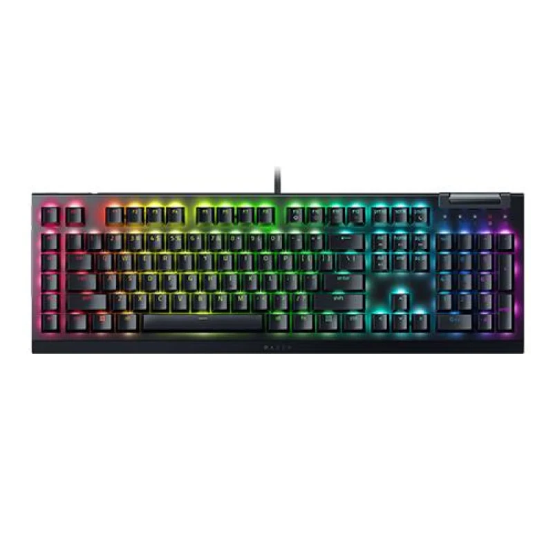 Razer BlackWidow V4 X - Gaming Wired Keyboard, Razer Green Switches, RGB Backlit, Black Color - Featured Image