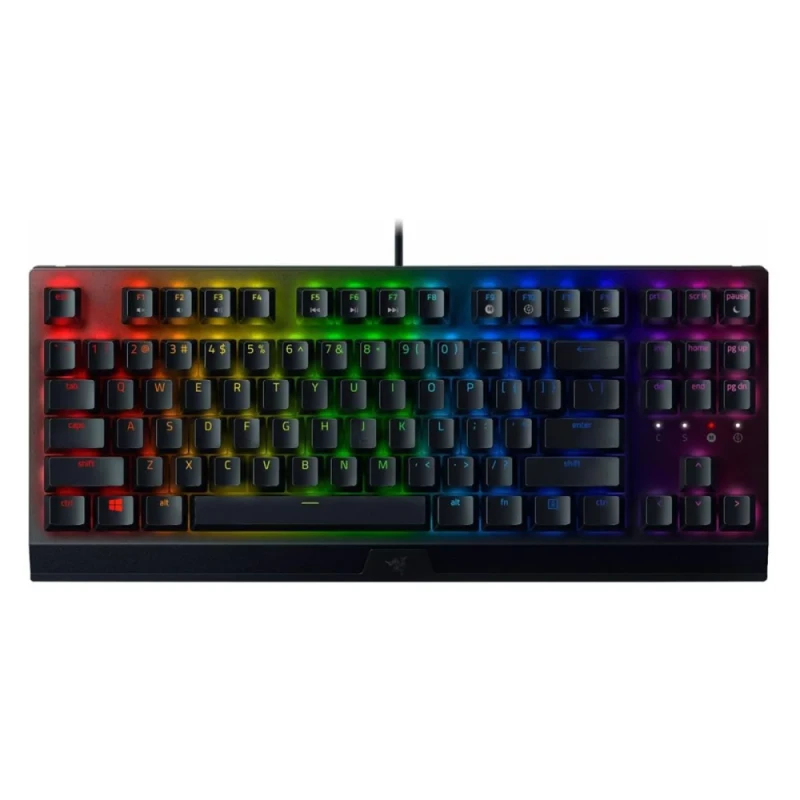 Razer BlackWidow V3 - Gaming Wired Keyboard, Razer Green Switches, RGB Backlit, Tenkeyless, Black Color - Featured Image