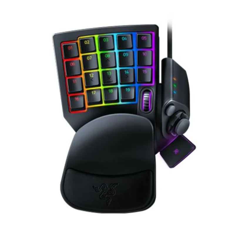 Razer Tartarus Pro - Ergonomic Wired Keyboard, Razer Red Optical Linear Switches, RGB Backlit, Tenkeyless, Black Color - Featured Image