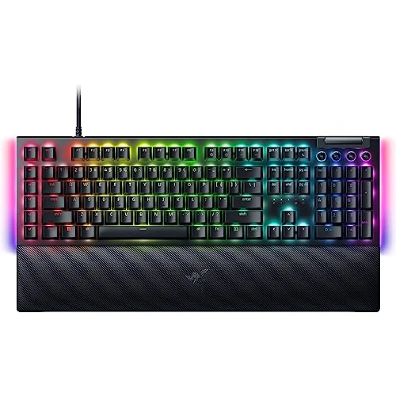 Razer BlackWidow V4 - Gaming Wired Keyboard, Razer Yellow Switches, RGB Backlit, Black Color - Featured Image