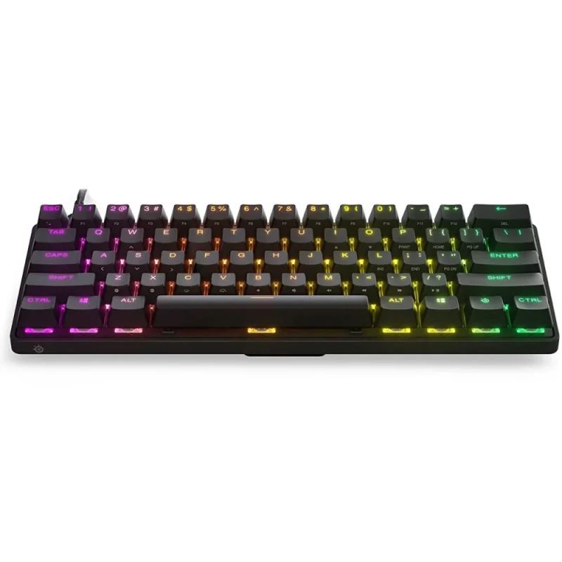 SteelSeries Apex Pro Mini - Gaming Wired Keyboard, SteelSeries OmniPoint 2.0 Switches, RGB Backlit, Tenkeyless, Black Color - Featured Image