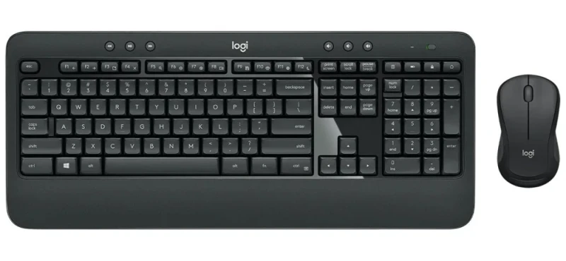 Logitech MK540 Advanced - Standard Wired, Wireless Keyboard, Black Color - Featured Image