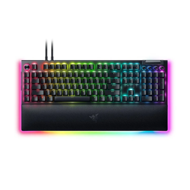 Razer BlackWidow V4 Pro - Gaming Wired Keyboard, Razer Yellow Switches, RGB Backlit, Black Color - Featured Image