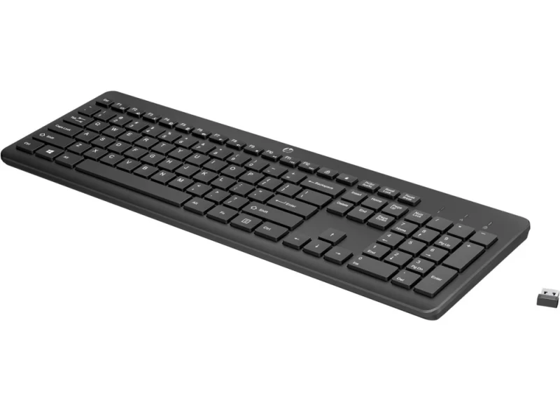 HP 230 - Standard Wired, Wireless Keyboard, Black Color - Featured Image