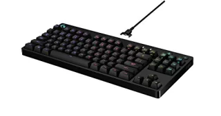 Logitech G Pro - Gaming Wired Keyboard, Romer-G Tactile Switches, RGB Backlit, Tenkeyless, Black Color