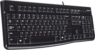 Logitech K120 - Standard Wired Keyboard, Black Color