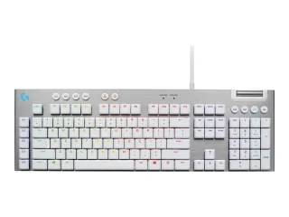 Logitech G815 - Gaming Wired Keyboard, Logitech GL Tactile Switches, RGB Backlit, White / Silver Color