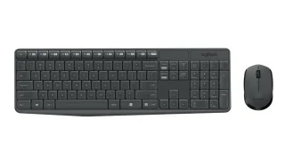 Logitech MK235 - Standard Wireless Keyboard, Black Color