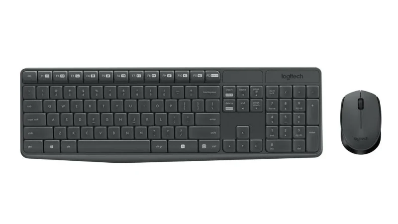 Logitech MK235 - Standard Wireless Keyboard, Black Color - Featured Image