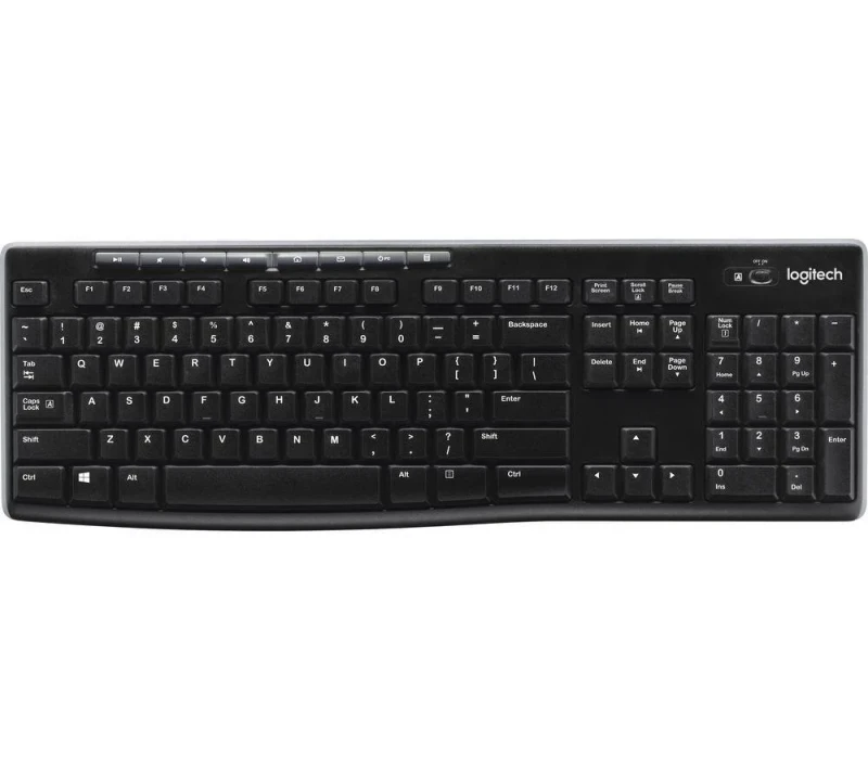 Logitech K270 - Gaming Wireless Keyboard, Black Color - Featured Image