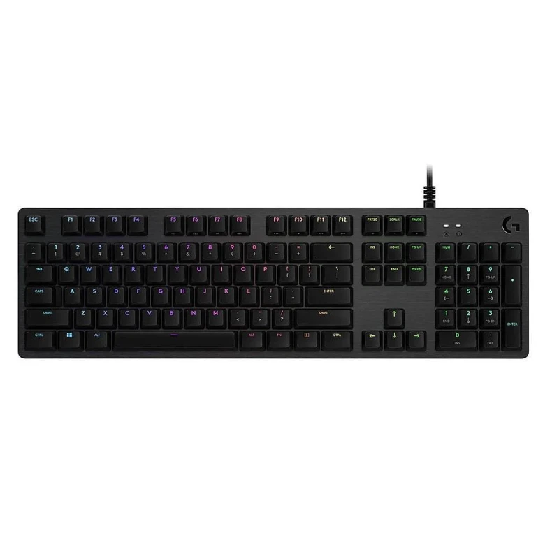Logitech G512 CARBON - Gaming Wired Keyboard, Kailh GX Blue Switches, RGB Backlit, Black Color - Featured Image