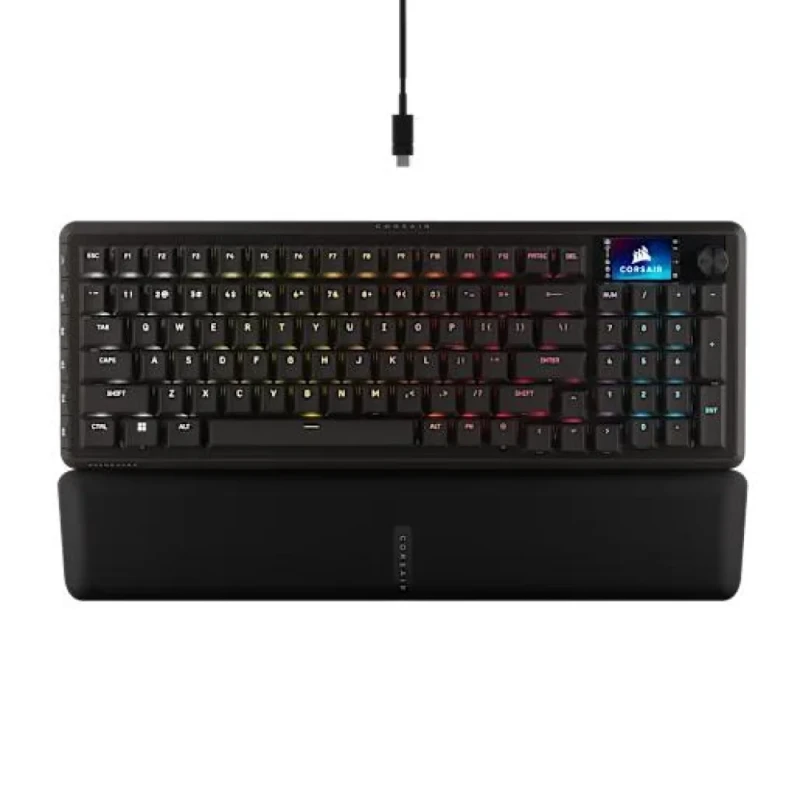 Corsair VANGUARD 96 - Gaming Wired Keyboard, Corsair MLX FUSION Switches, RGB Backlit, Black Color - Featured Image