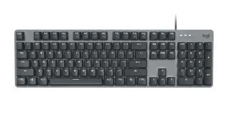 Logitech K845 - Standard Wired Keyboard, TTC Brown Switches, White Backlit, Black Color